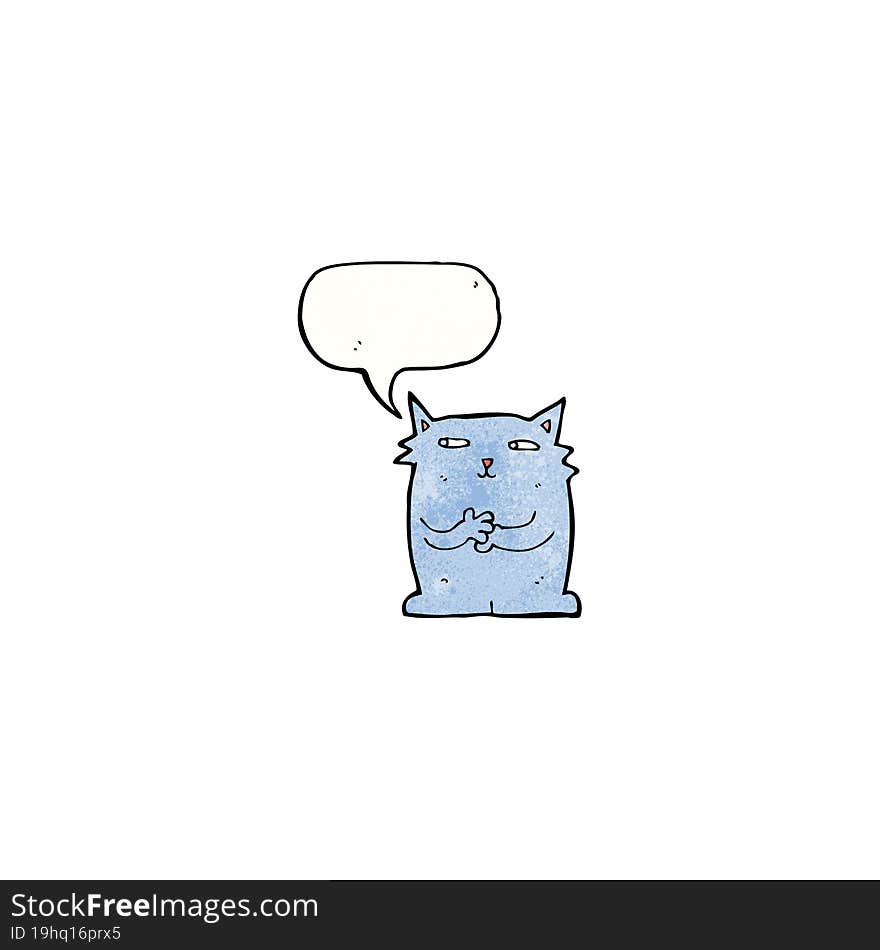 Smug Cat Cartoon