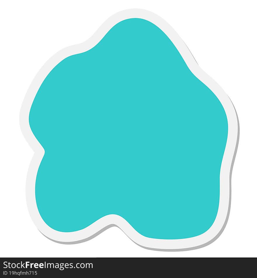 expressive shape blob sticker