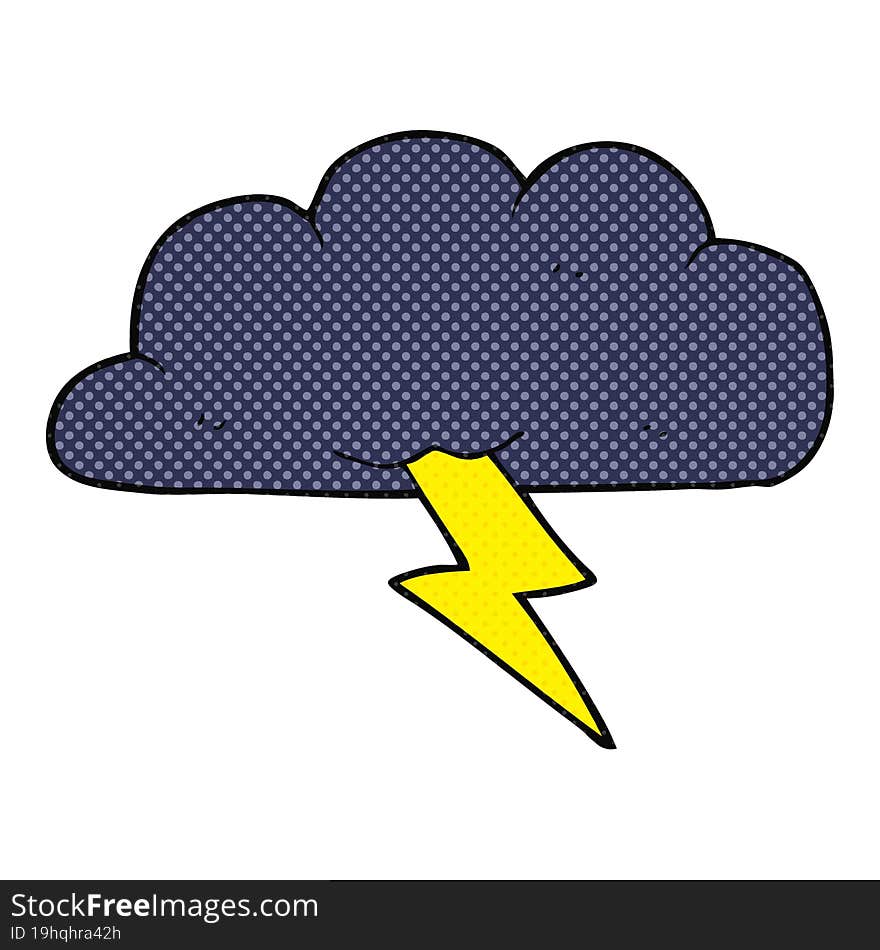 Cartoon Thundercloud