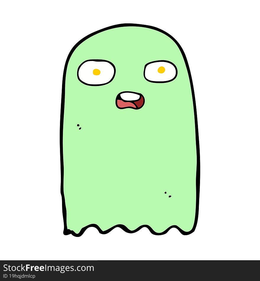 Funny Cartoon Ghost