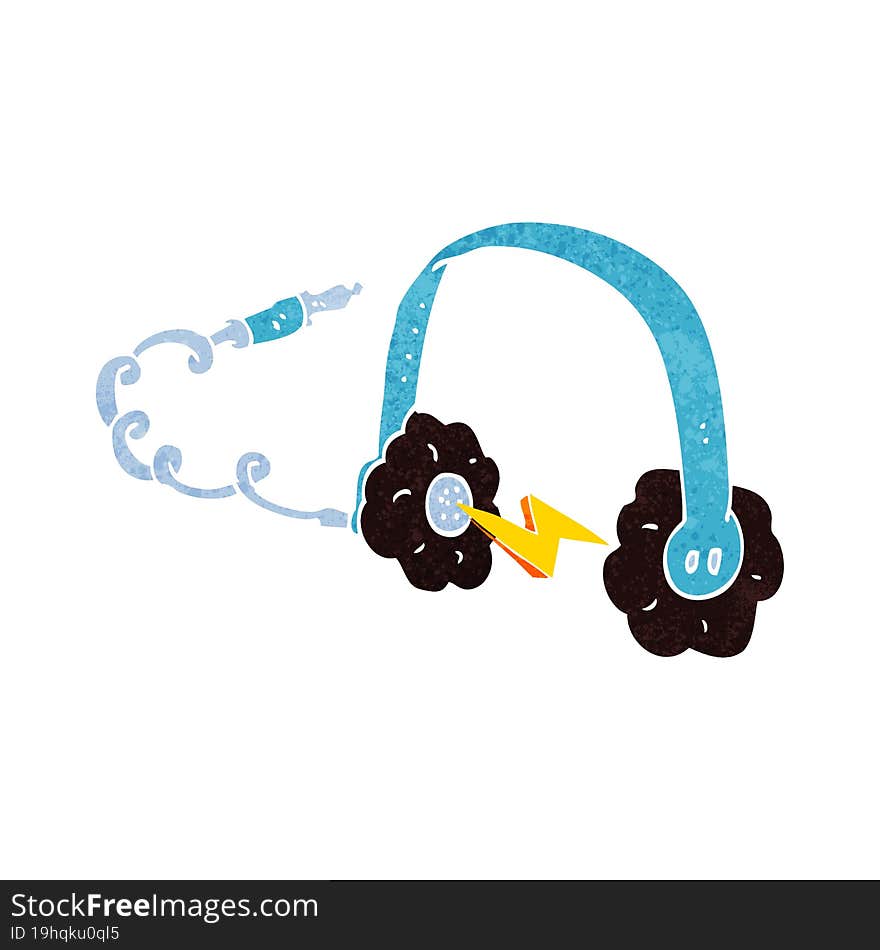 cartoon headphones