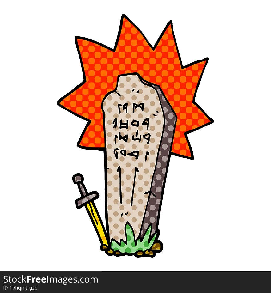 cartoon doodle heros grave