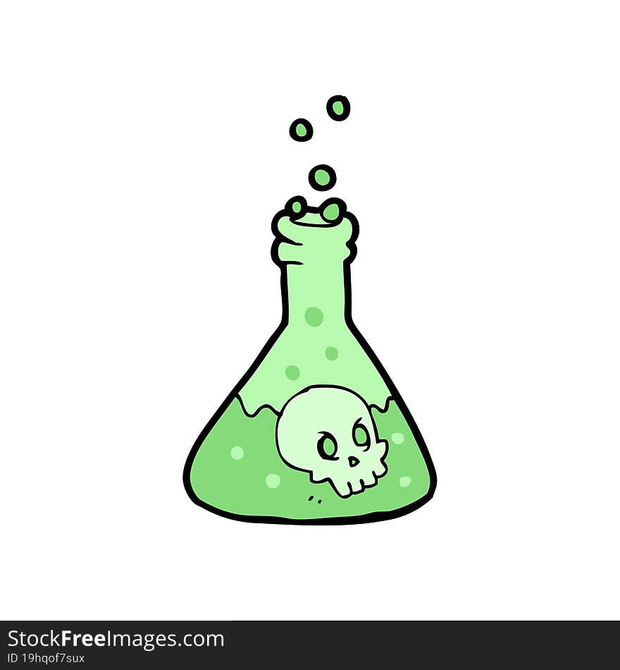 Cartoon Spooky Potion