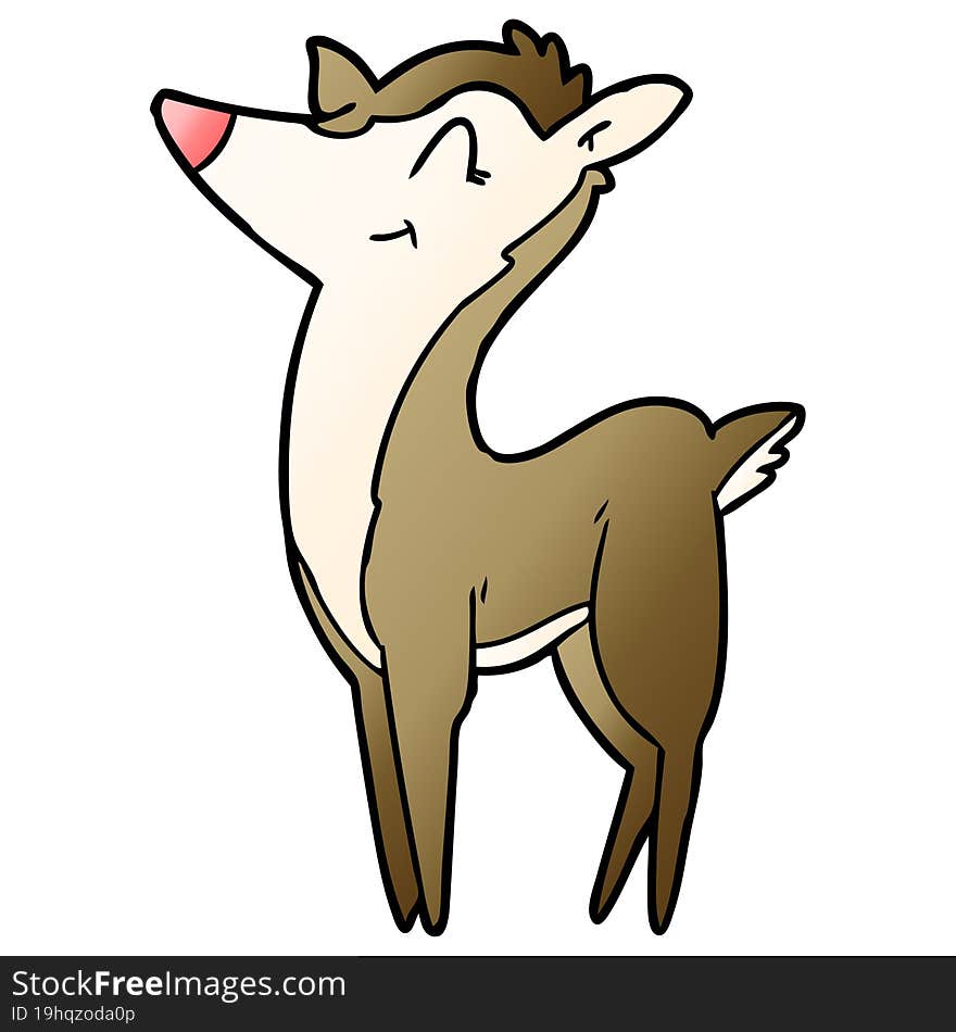 cartoon deer. cartoon deer