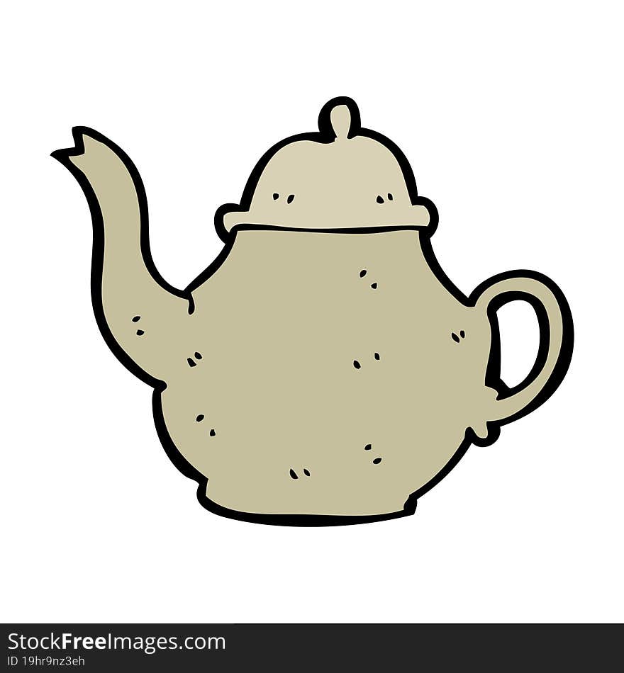 cartoon teapot