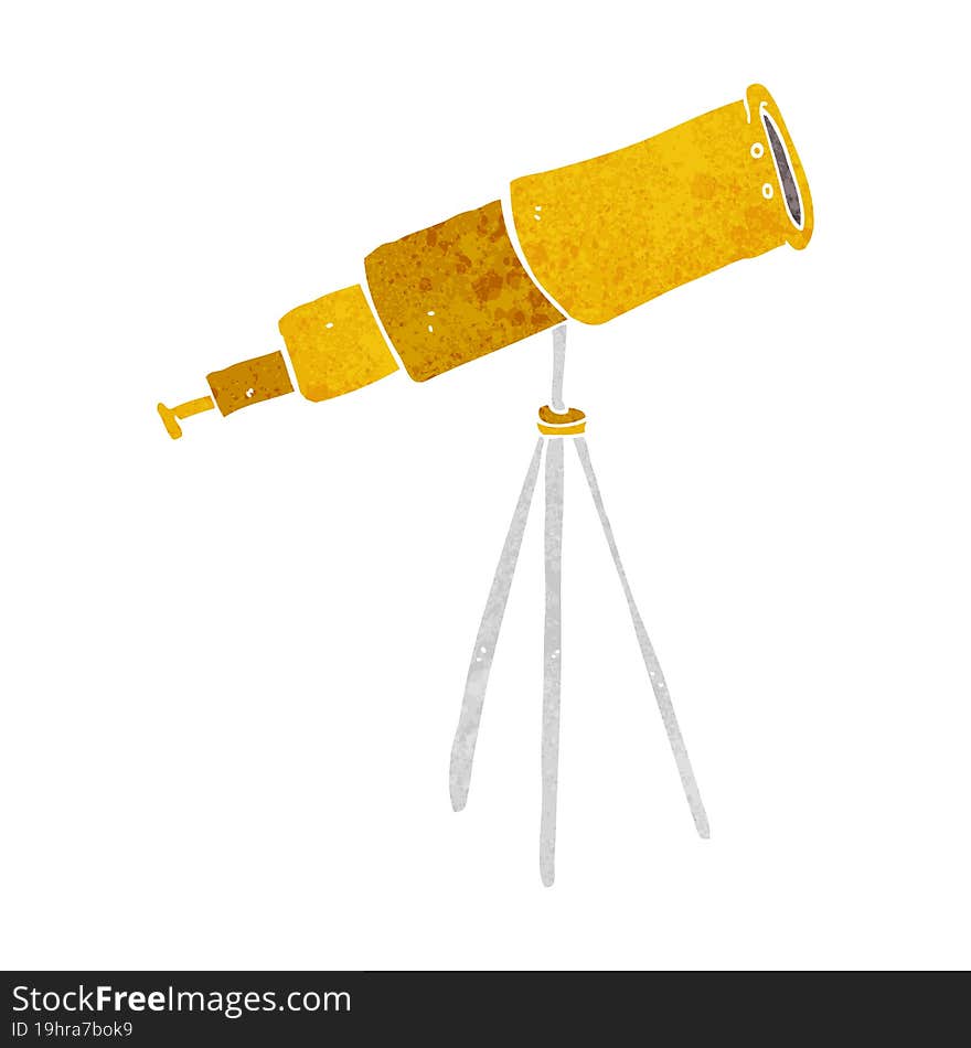 cartoon telescope