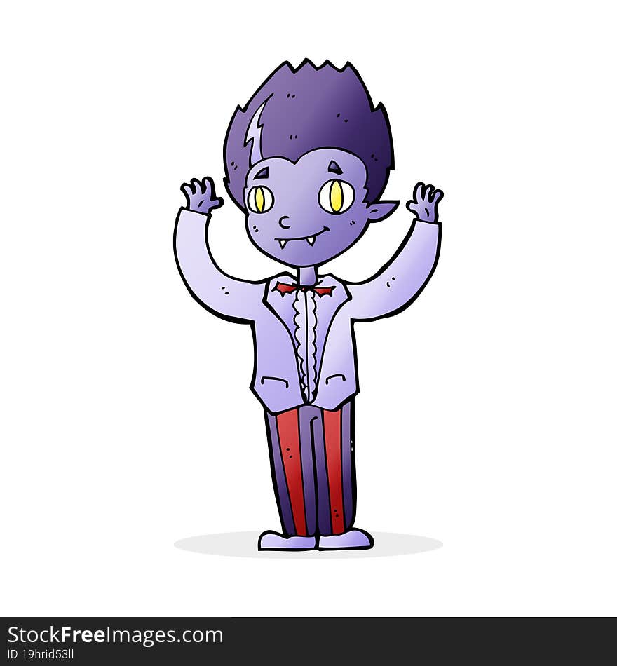 cartoon vampire boy