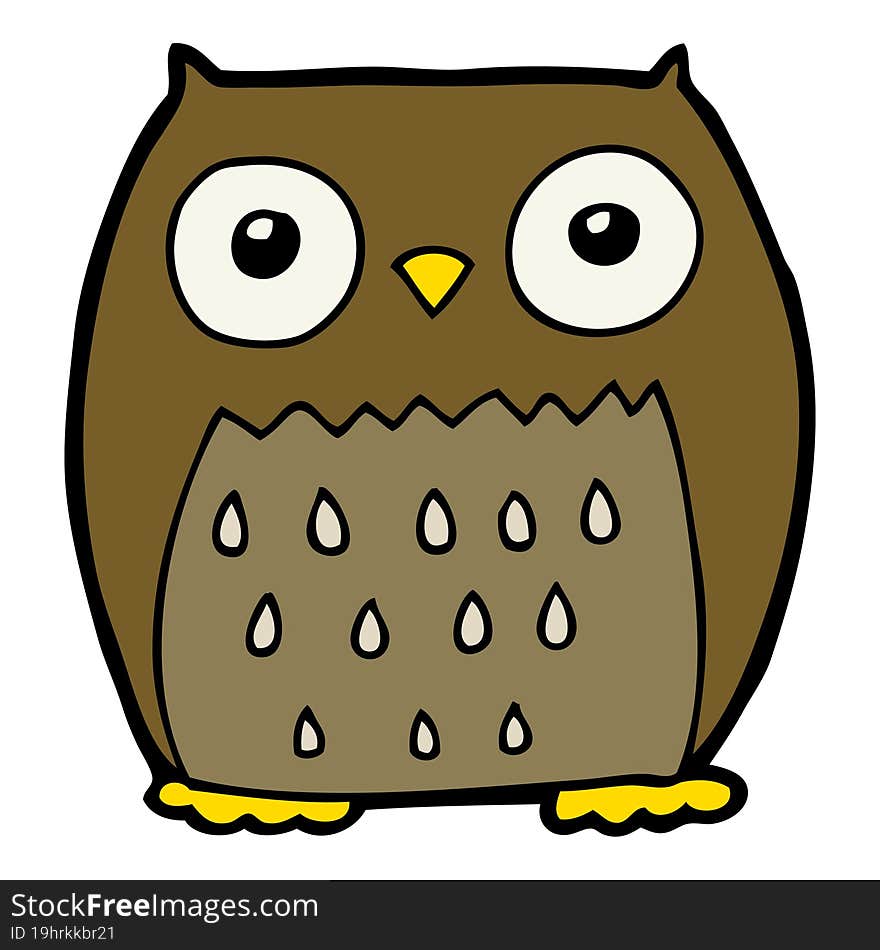 cartoon owl