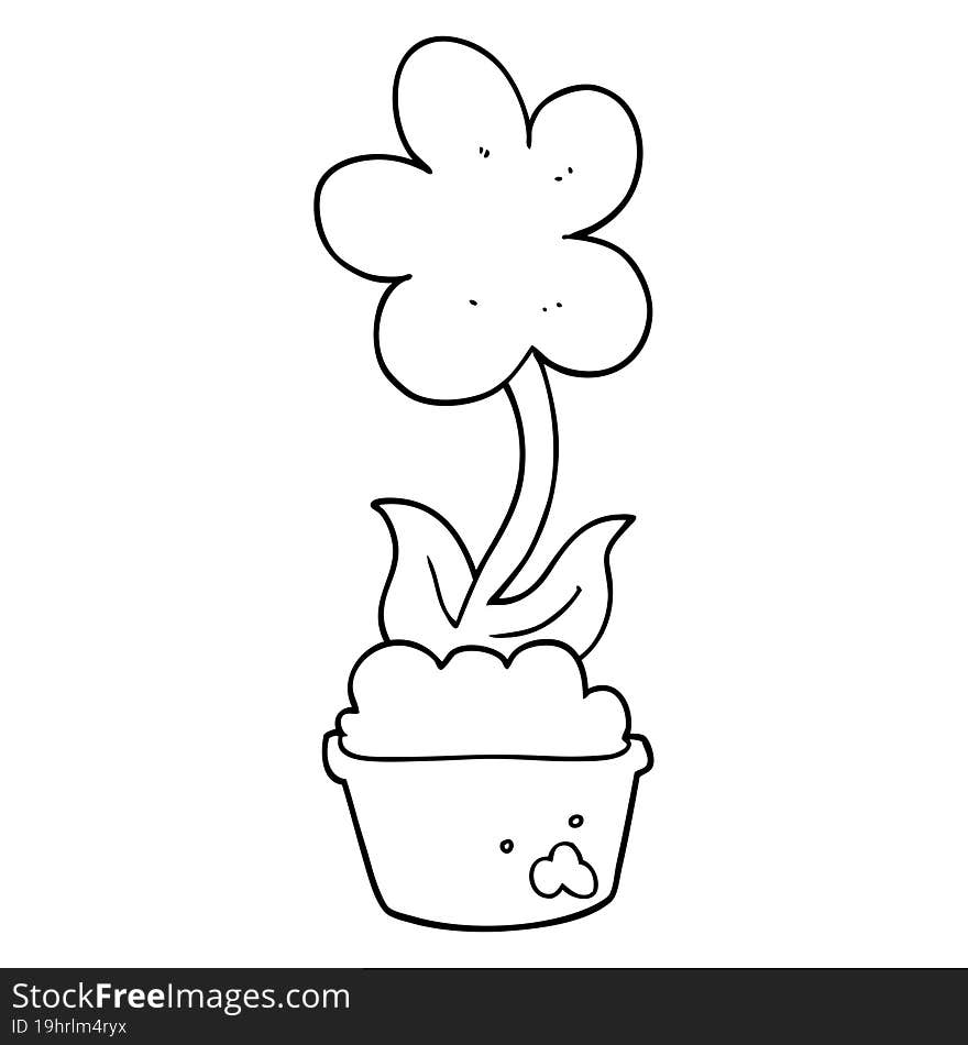 Cute Cartoon Flower