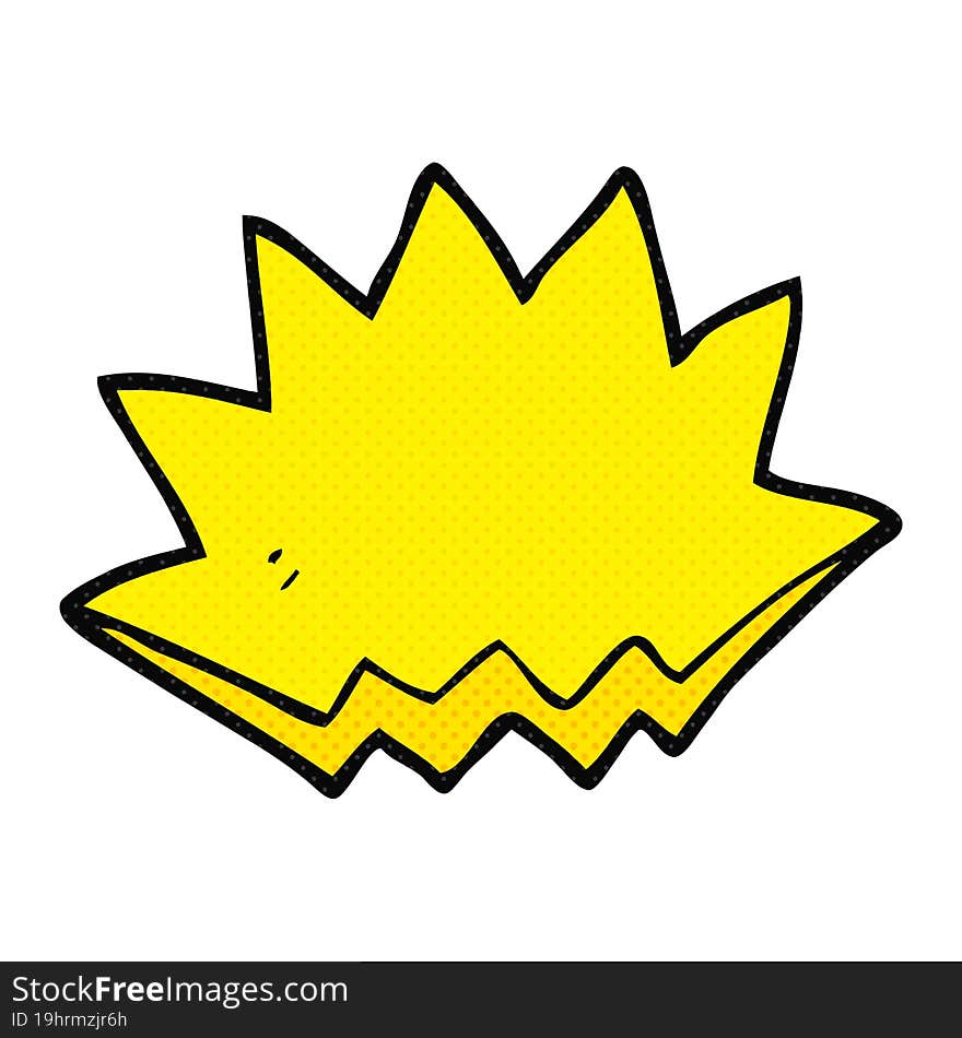 Cartoon Explosion Decorative Symbol