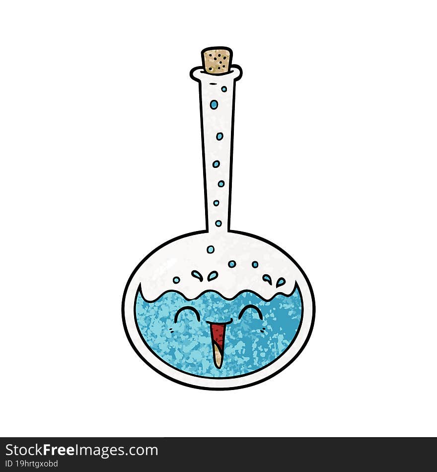 cartoon chemical potion. cartoon chemical potion