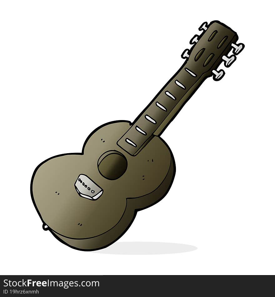 cartoon guitar