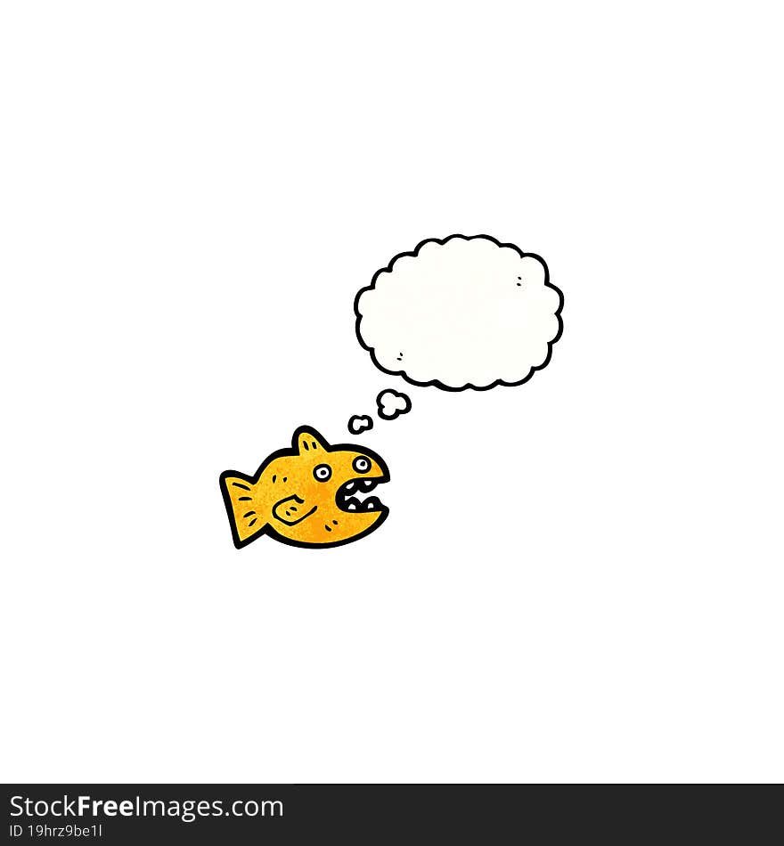 cartoon goldfish