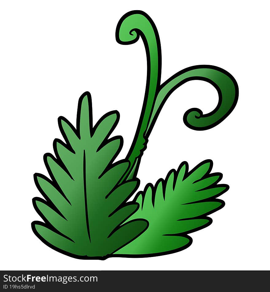 cartoon leaf. cartoon leaf