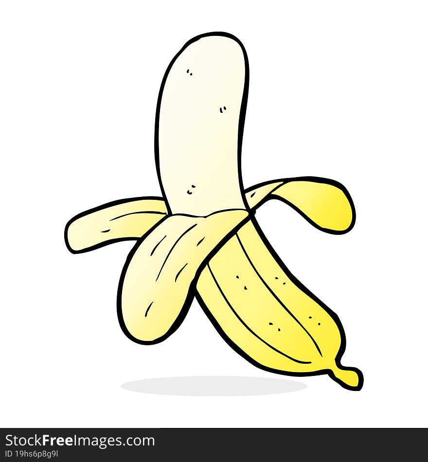 cartoon banana