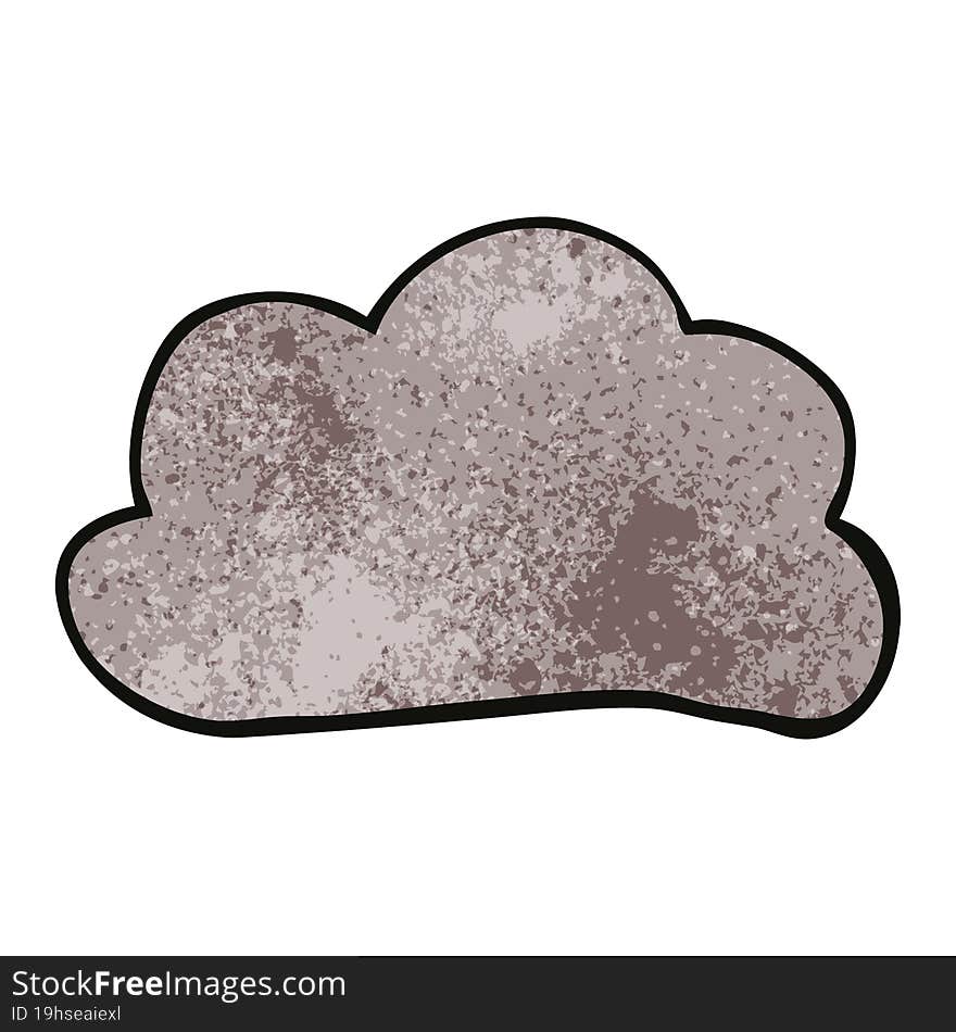 cartoon doodle weather cloud