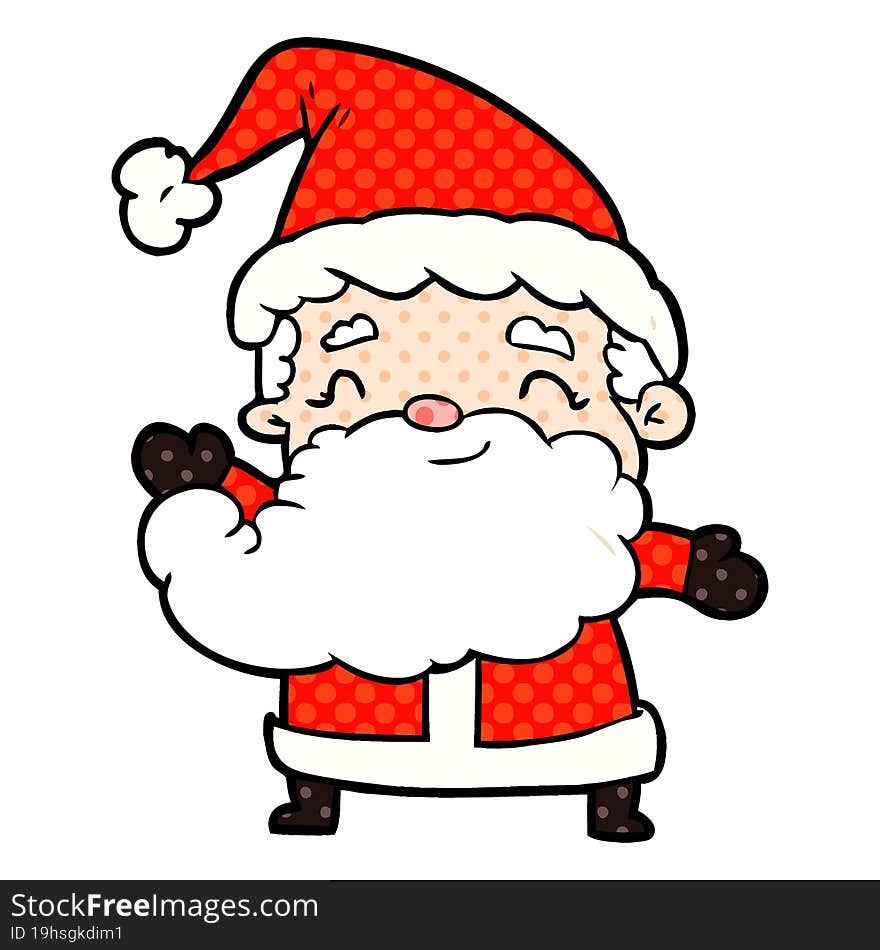 cartoon santa claus. cartoon santa claus