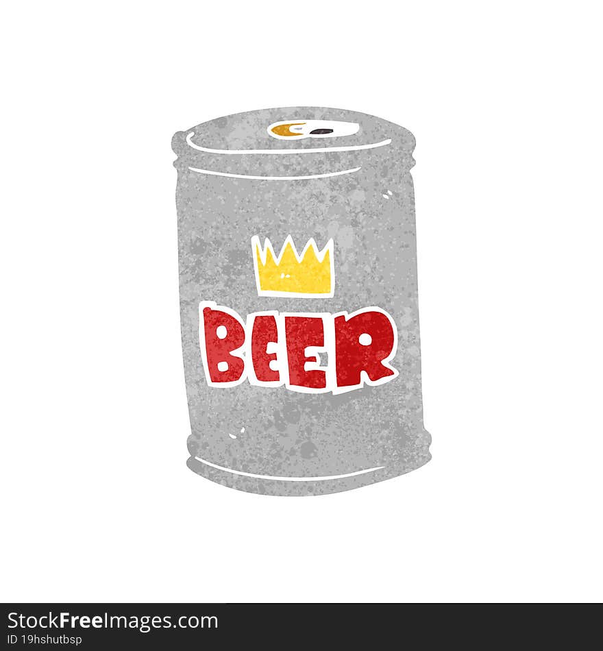 cartoon beer can