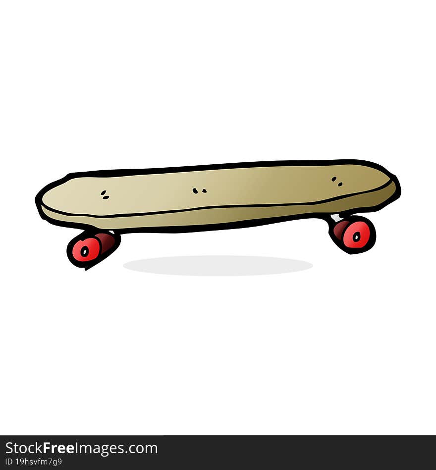 Cartoon Skateboard