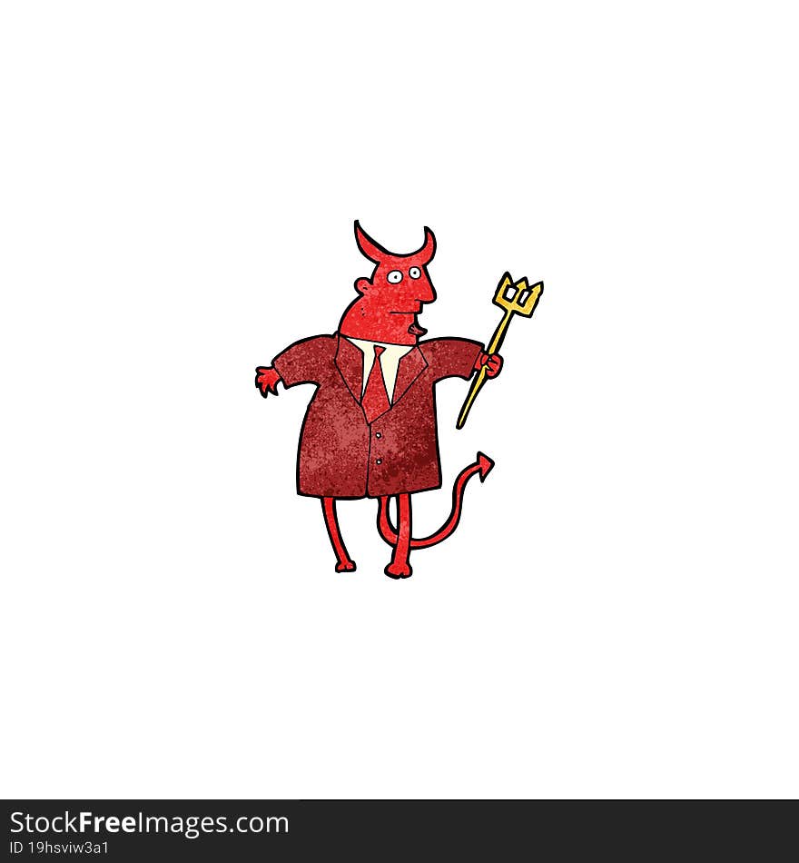 cartoon devil