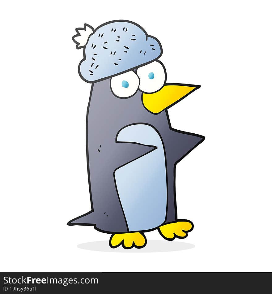 cartoon penguin