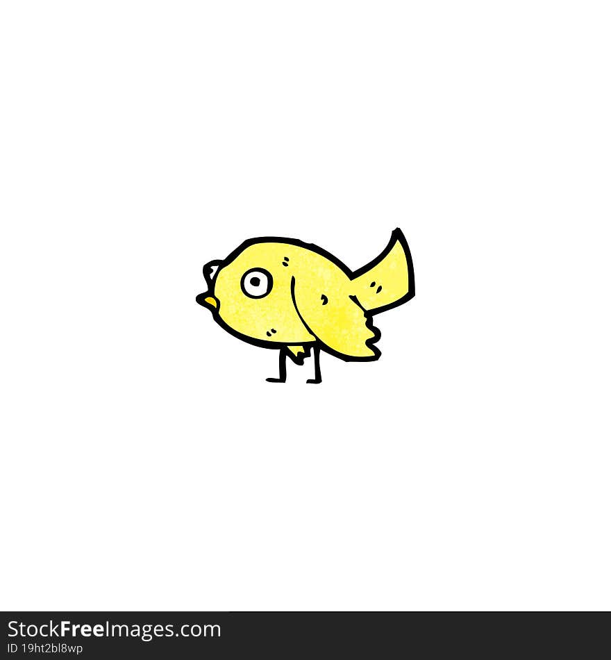 funny cartoon bird