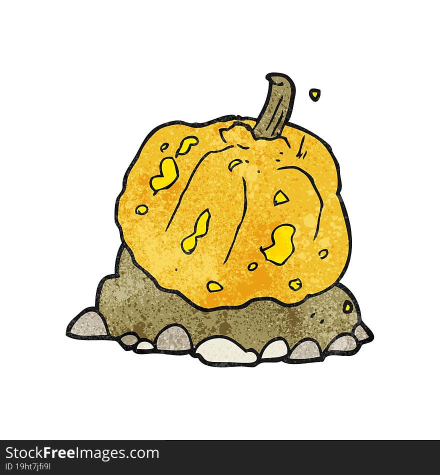 textured cartoon squash