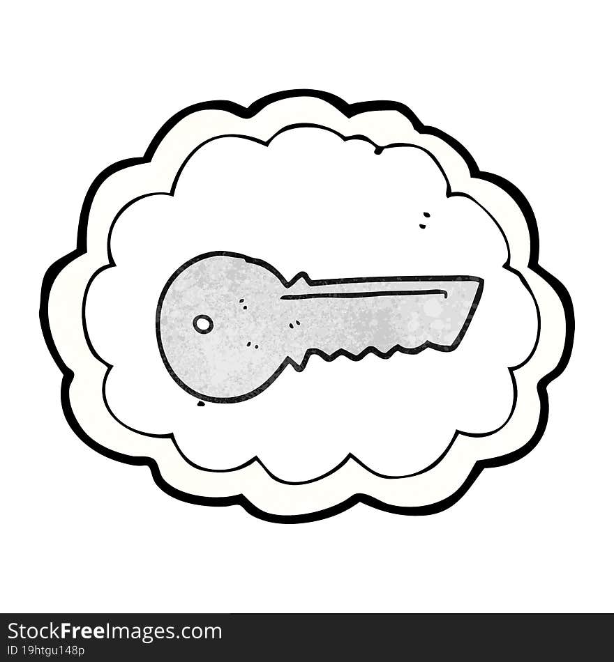 texture cartoon door key