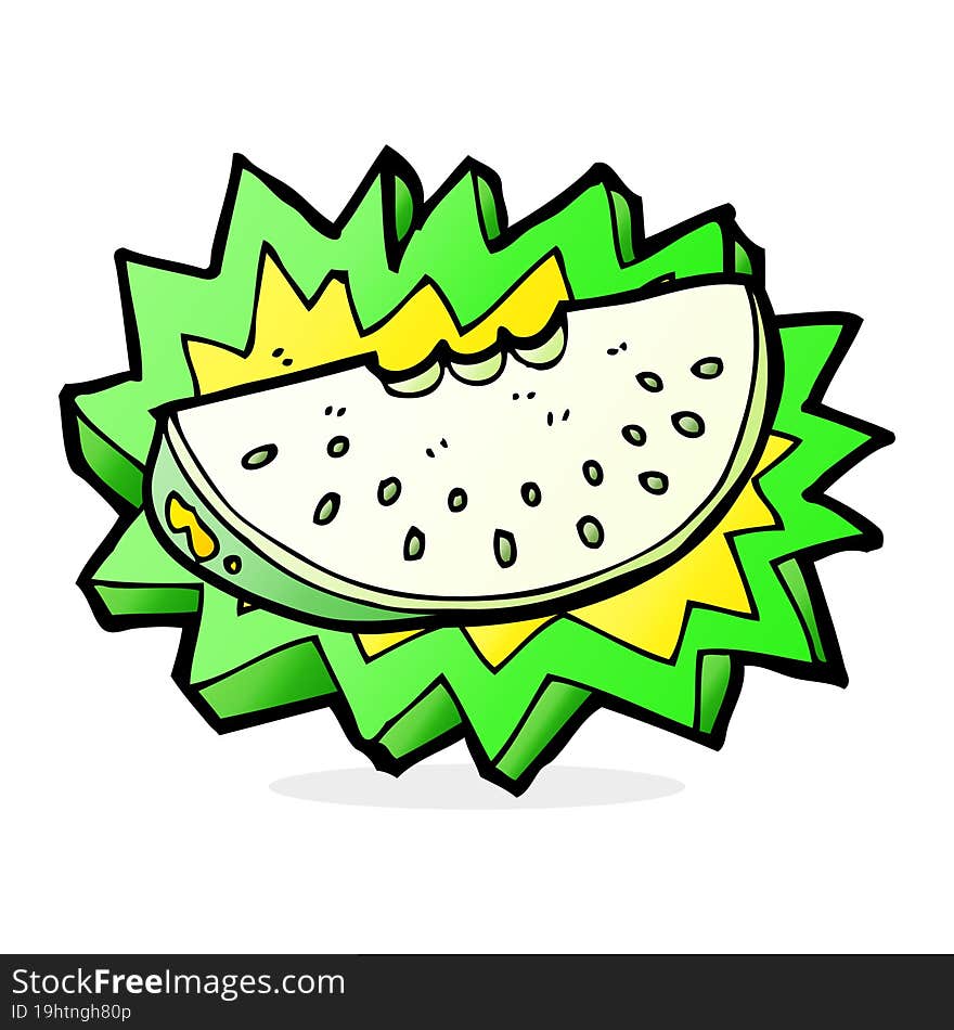 Cartoon Melon Slice