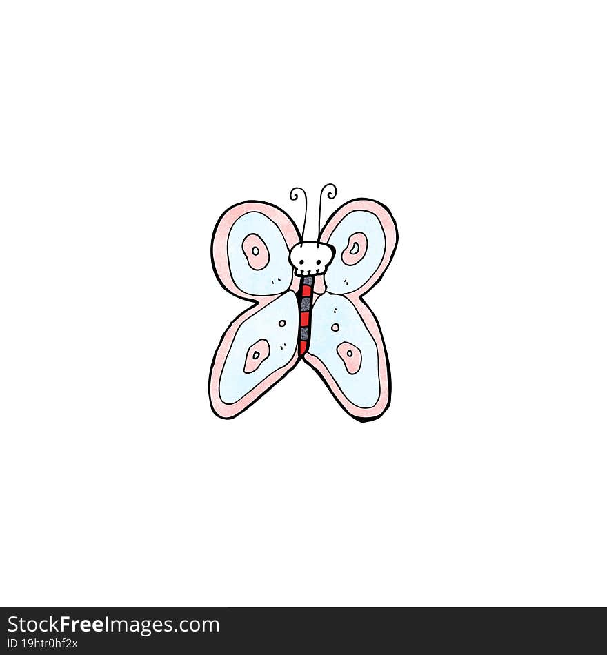 cartoon butterfly