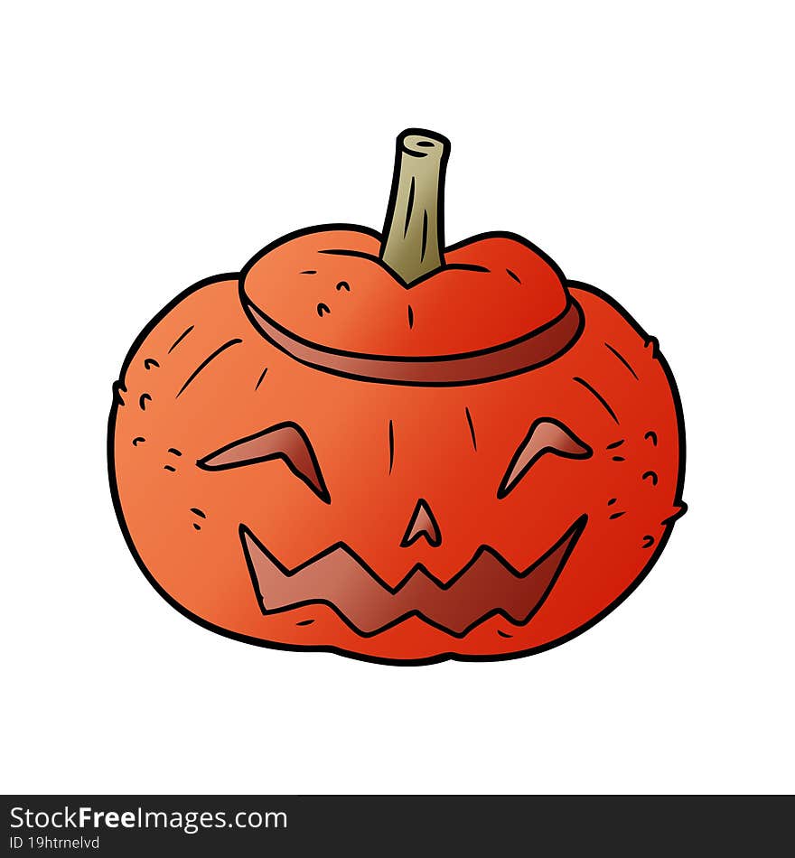 cartoon halloween pumpkin. cartoon halloween pumpkin