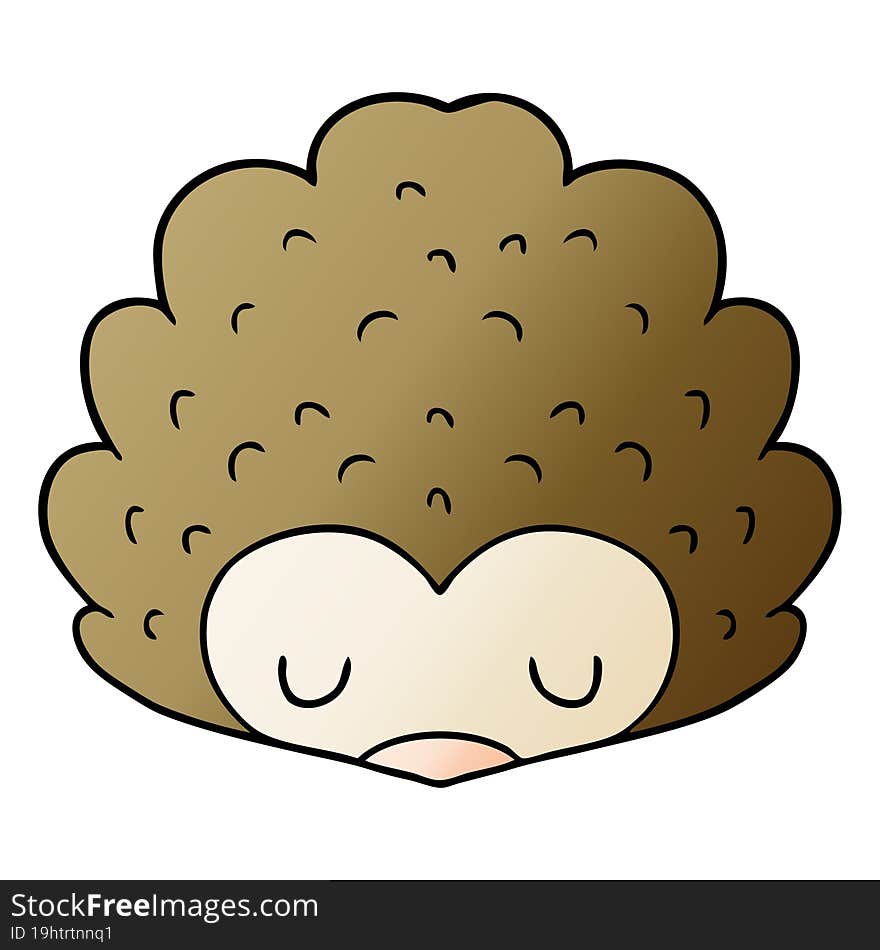 cartoon hedgehog. cartoon hedgehog