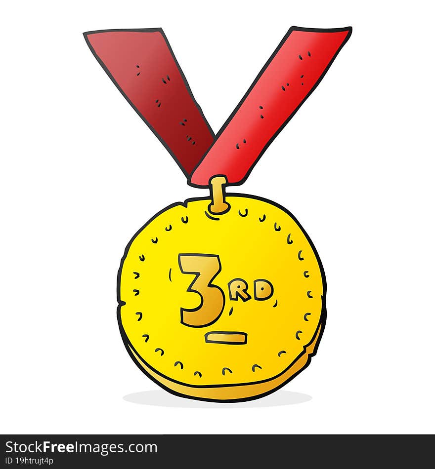 cartoon sports medal