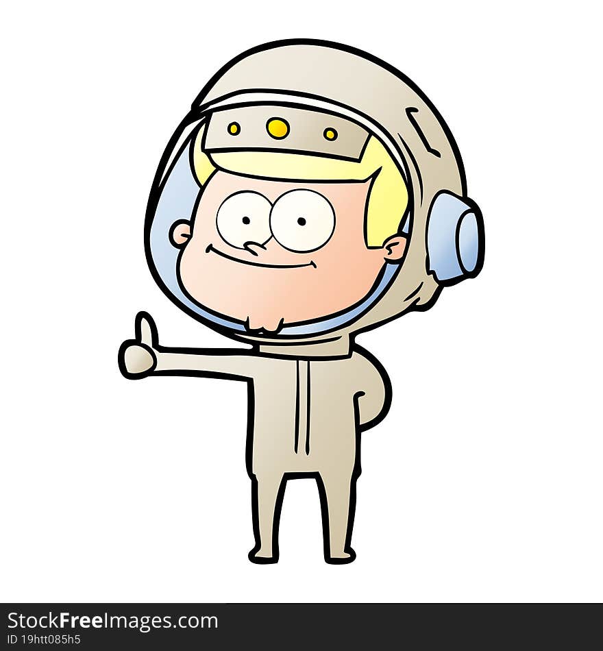 happy astronaut cartoon. happy astronaut cartoon