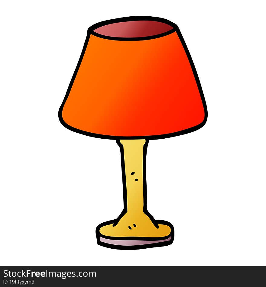 cartoon doodle decorative lamp