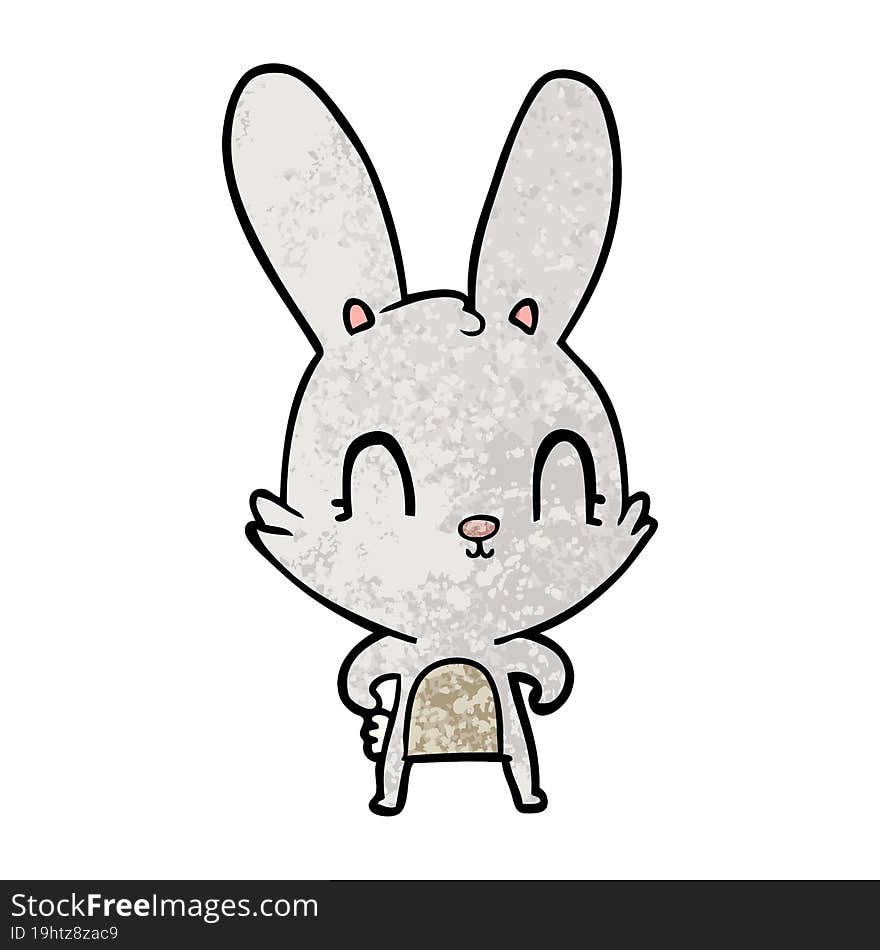 cute cartoon rabbit. cute cartoon rabbit