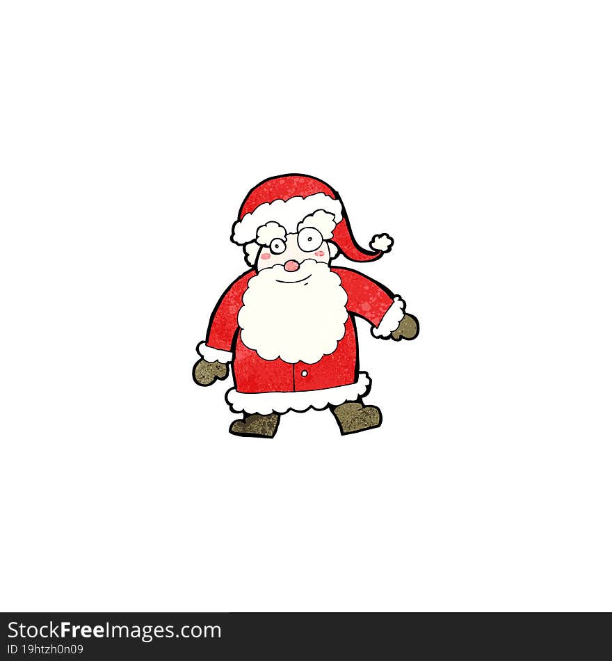 cartoon santa claus