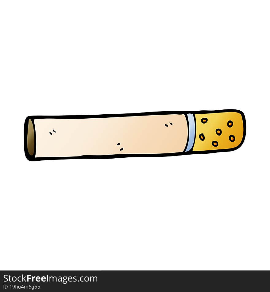 Cartoon Doodle Cigarette