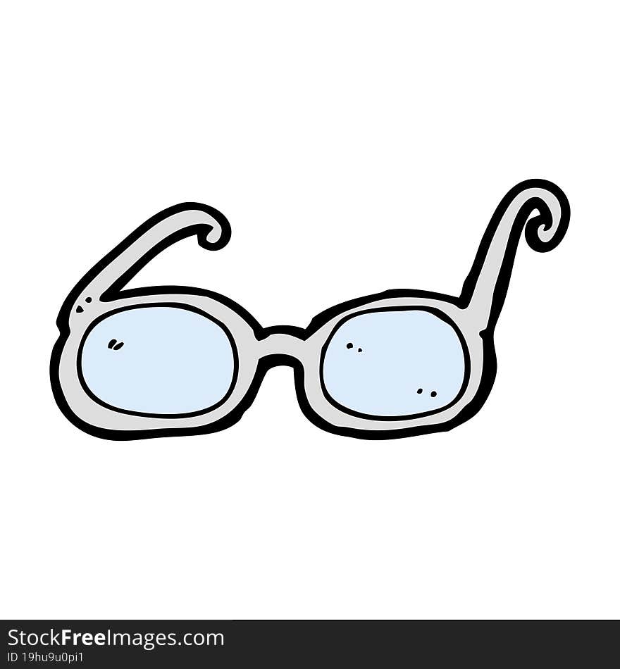 cartoon glasses