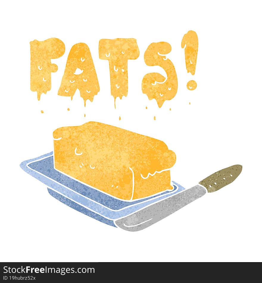 Retro Cartoon Butter Fats