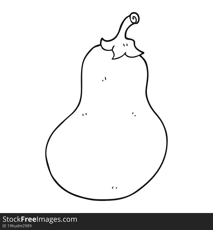 black and white cartoon eggplant