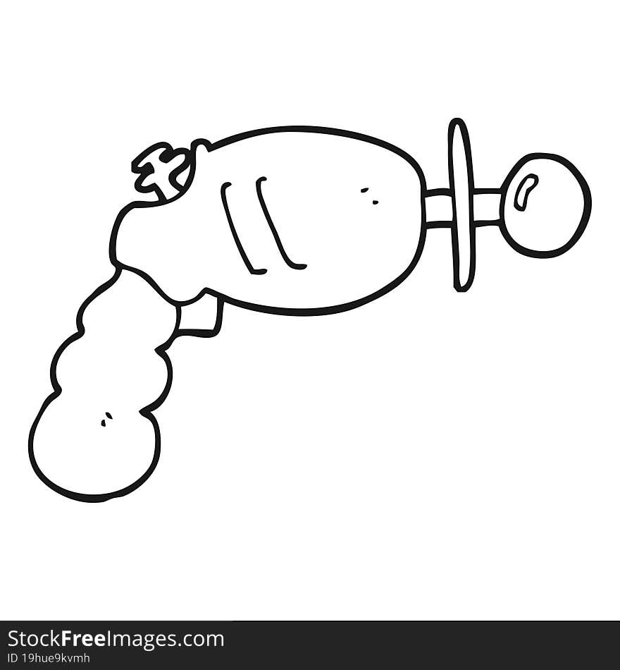 cartoon ray gun