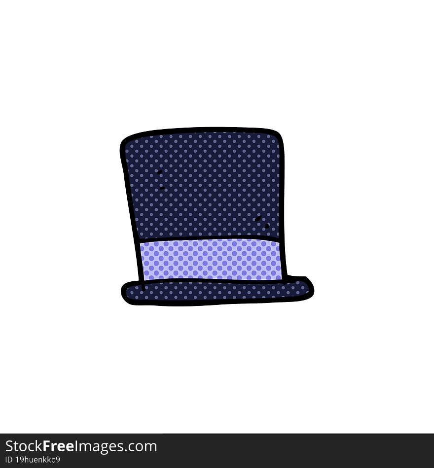 cartoon top hat