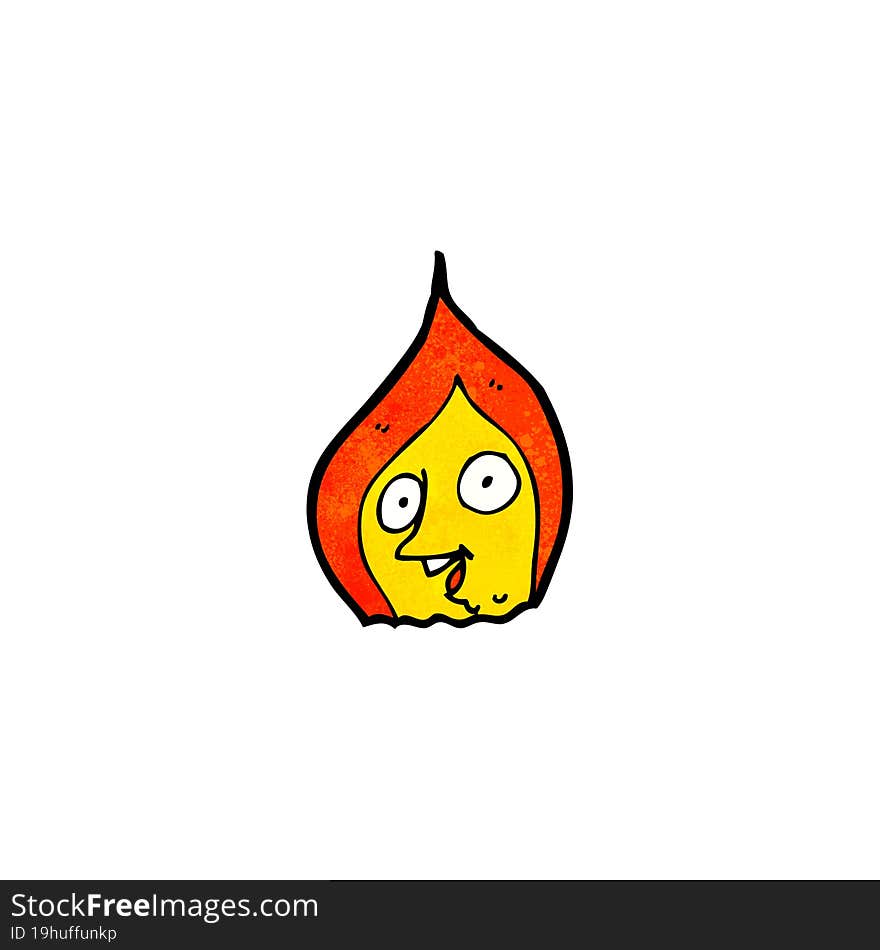 Cartoon Fire Character