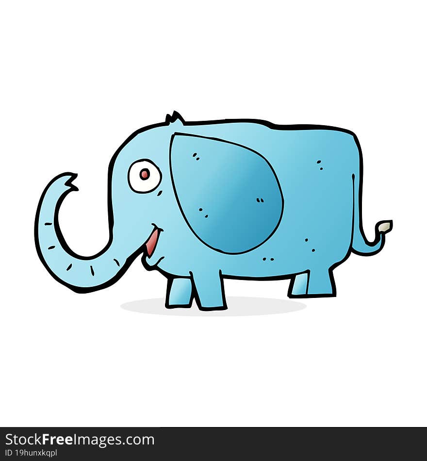 cartoon baby elephant