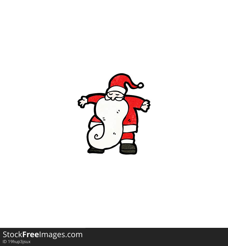 cartoon santa claus