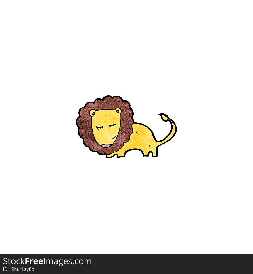 cartoon lion