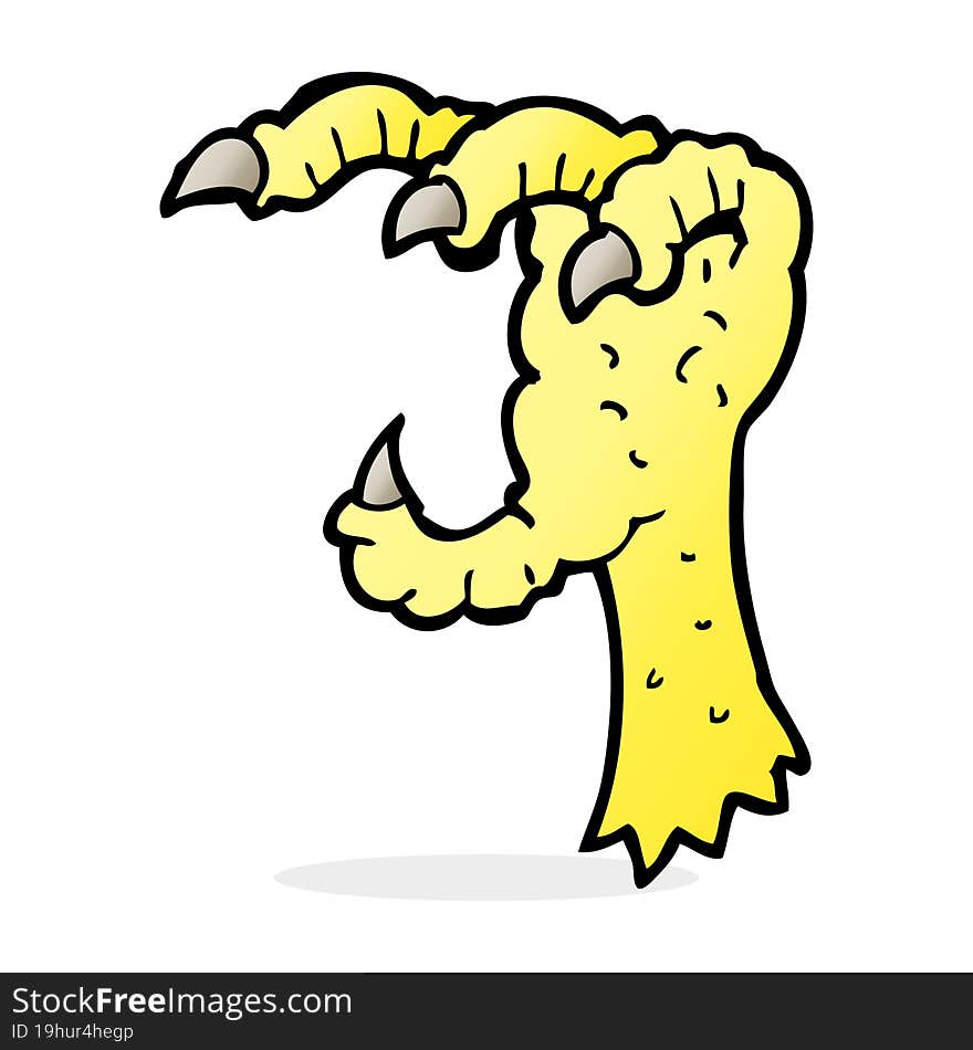 cartoon eagle claw