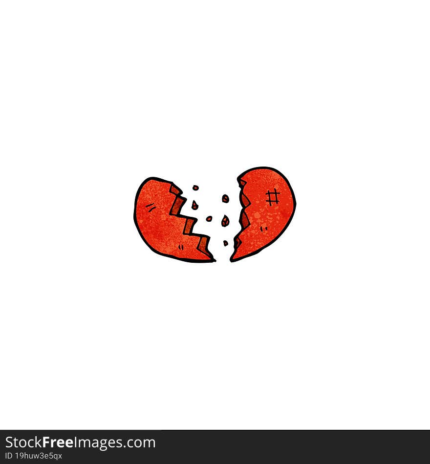 broken heart symbol