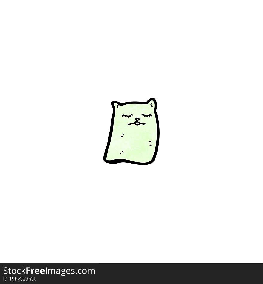 ghost cat cartoon